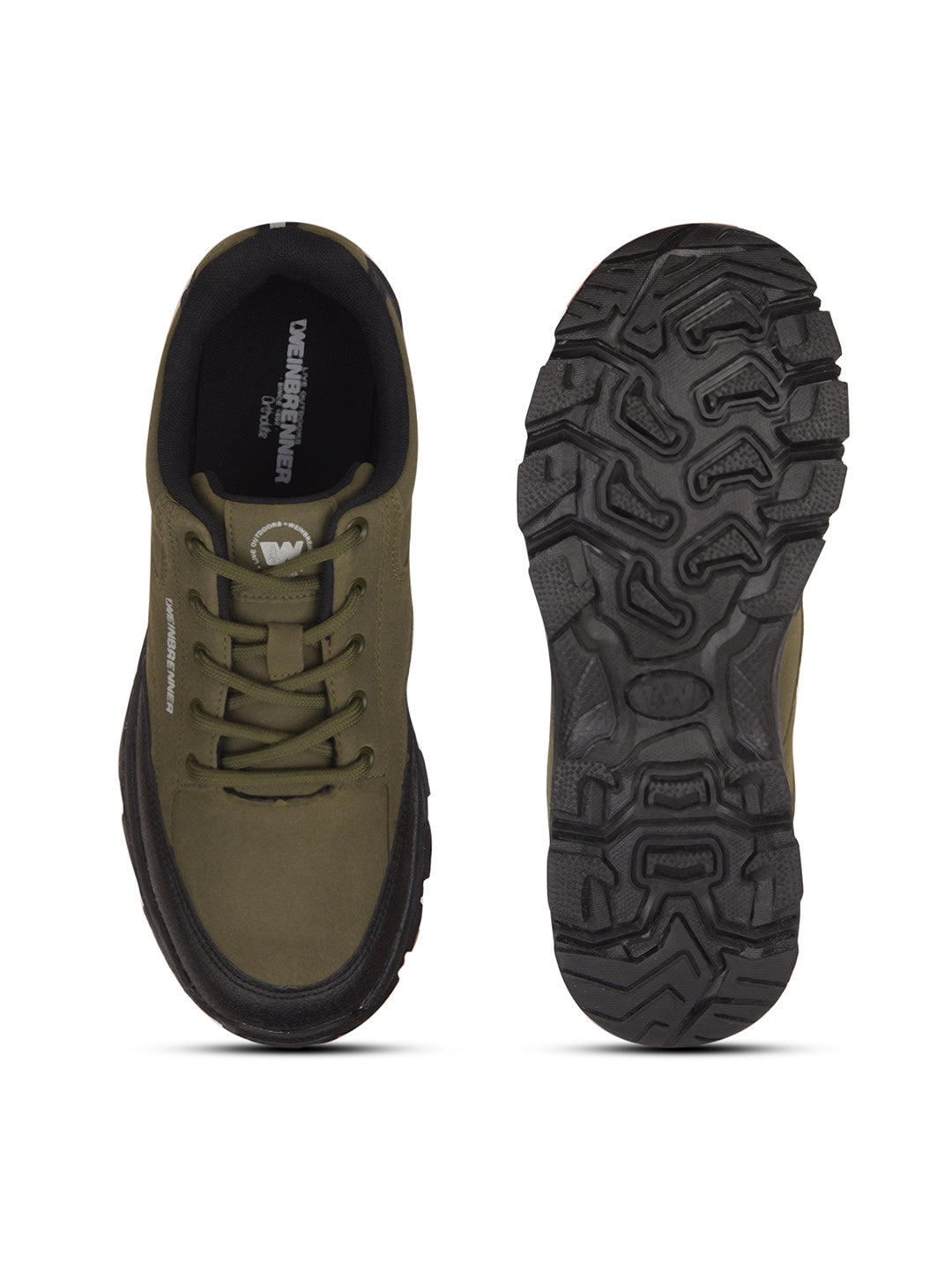 Weinbrenner Men Olive Casual Lace-up Oxford Shoes - Olive - View 2