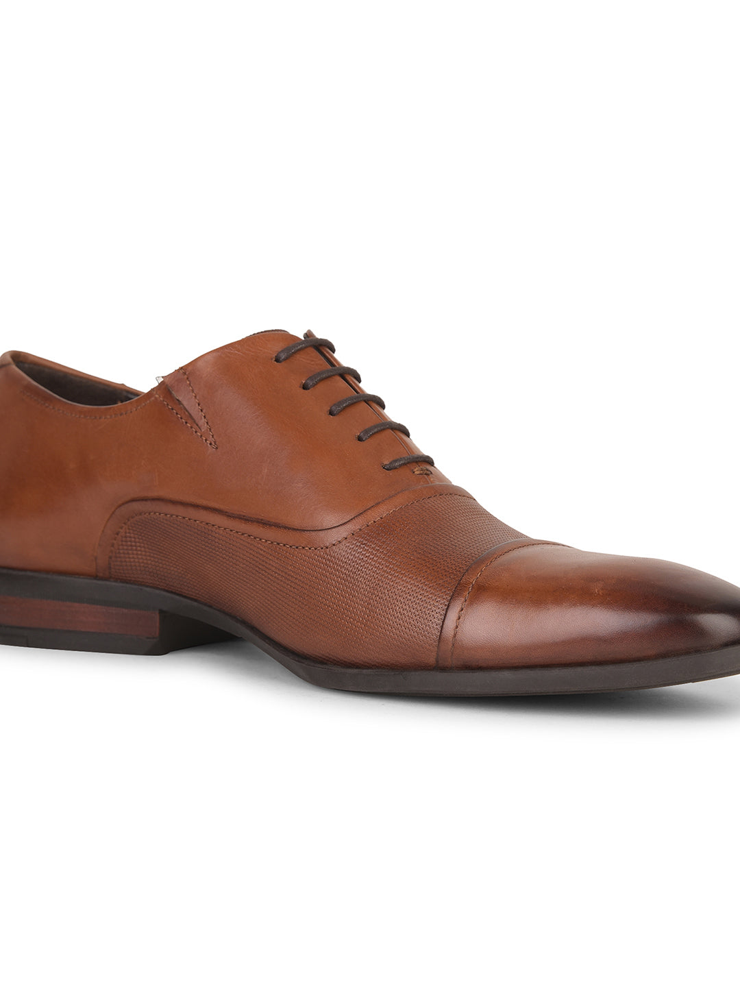 Hush Puppies Men Tan Formal Lace-up Oxford Shoes - Tan - View 5