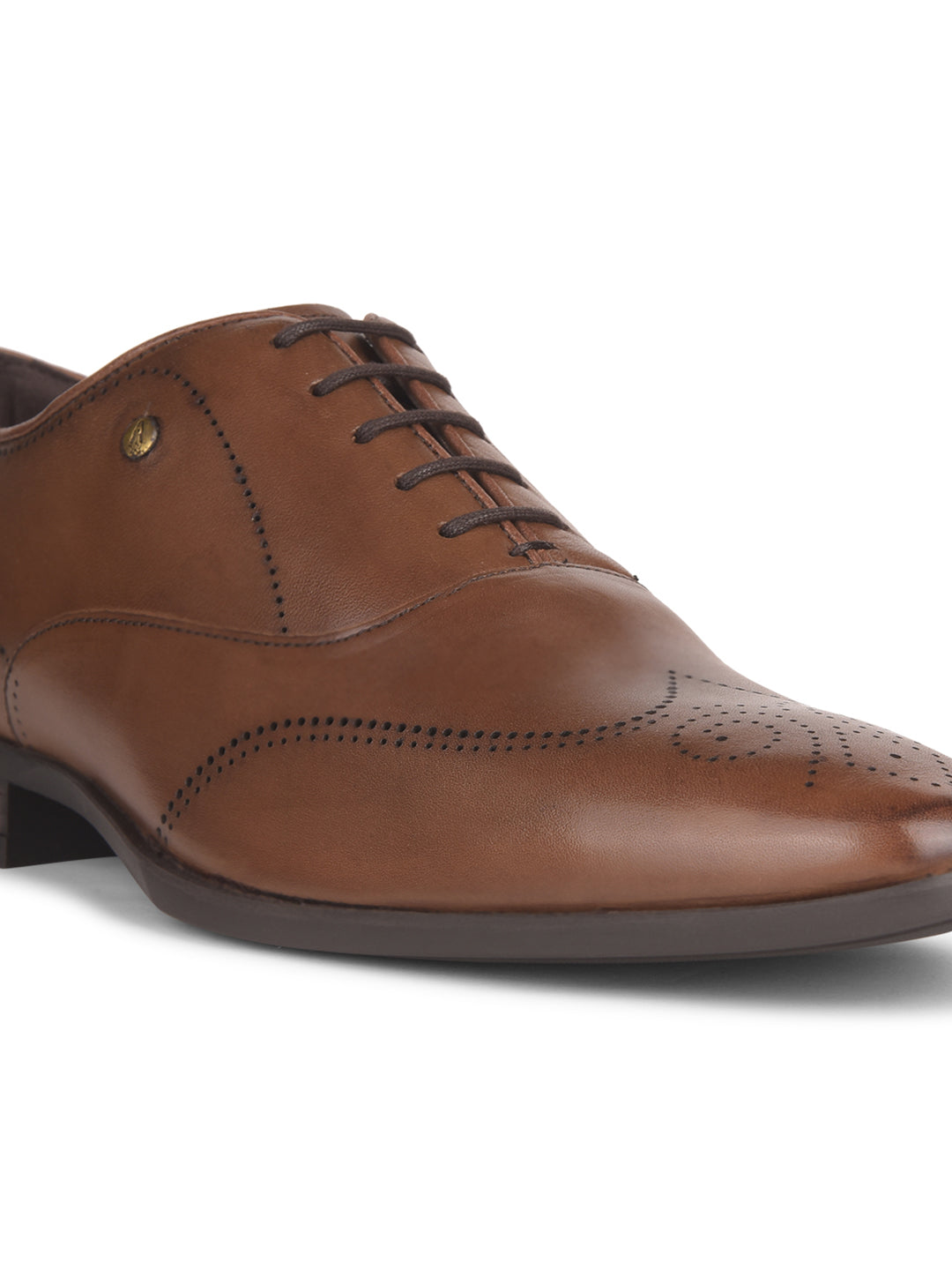 Hush Puppies Men Brown Formal Lace-up Oxford Shoes - Brown - View 5