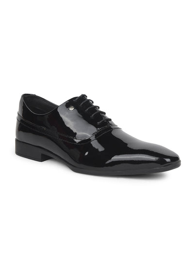 Hush Puppies Men Black Formal Lace-up Oxford Shoes - Black - View 1