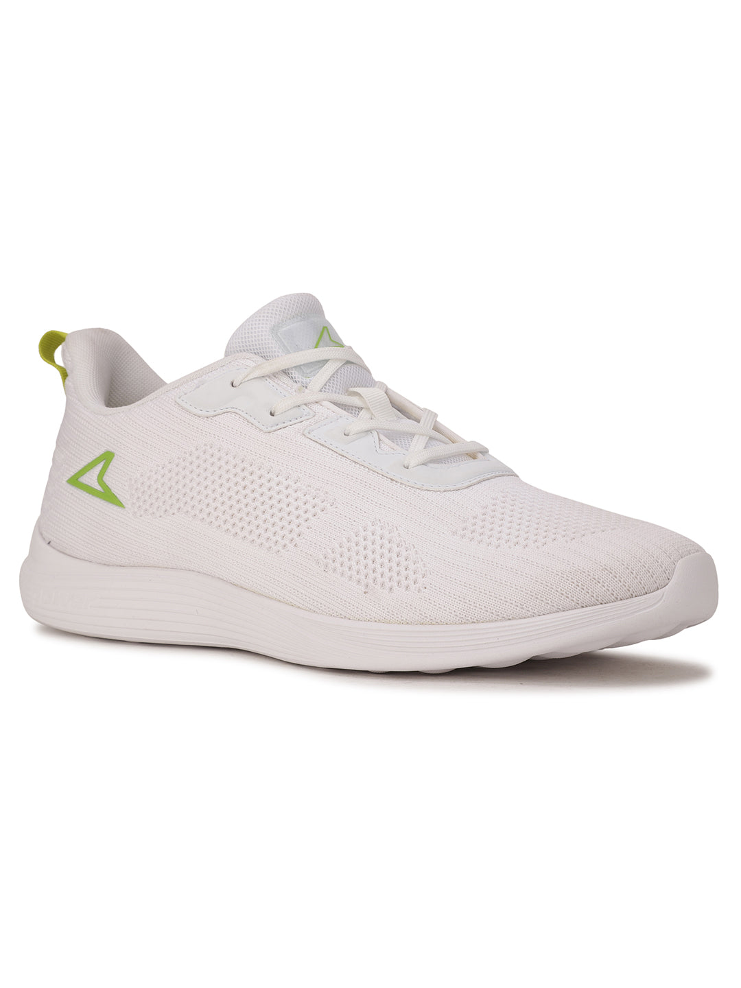 Power Men White Lace-up Oxford Sports Shoes - White - View 1