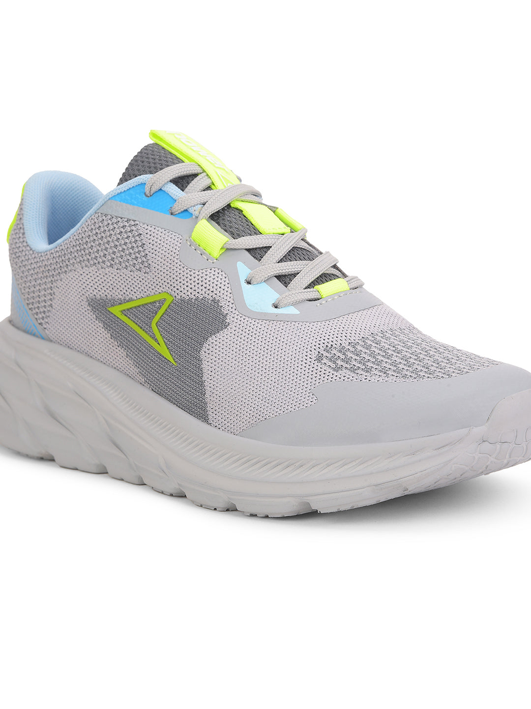 Power Men Grey Lace-up Oxford Sports Shoes - Grey - View 5