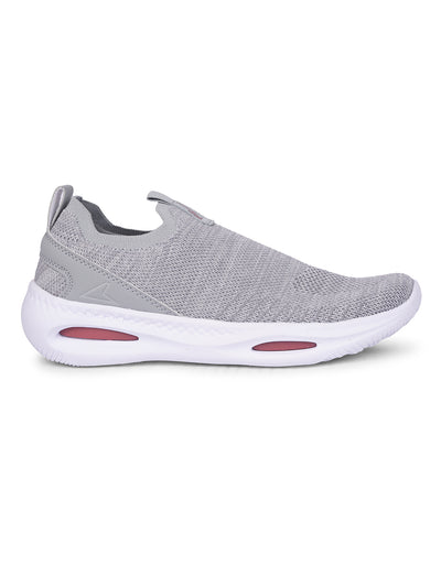 Power Men Grey Lace-up Oxford Sports Shoes - Grey - View 2