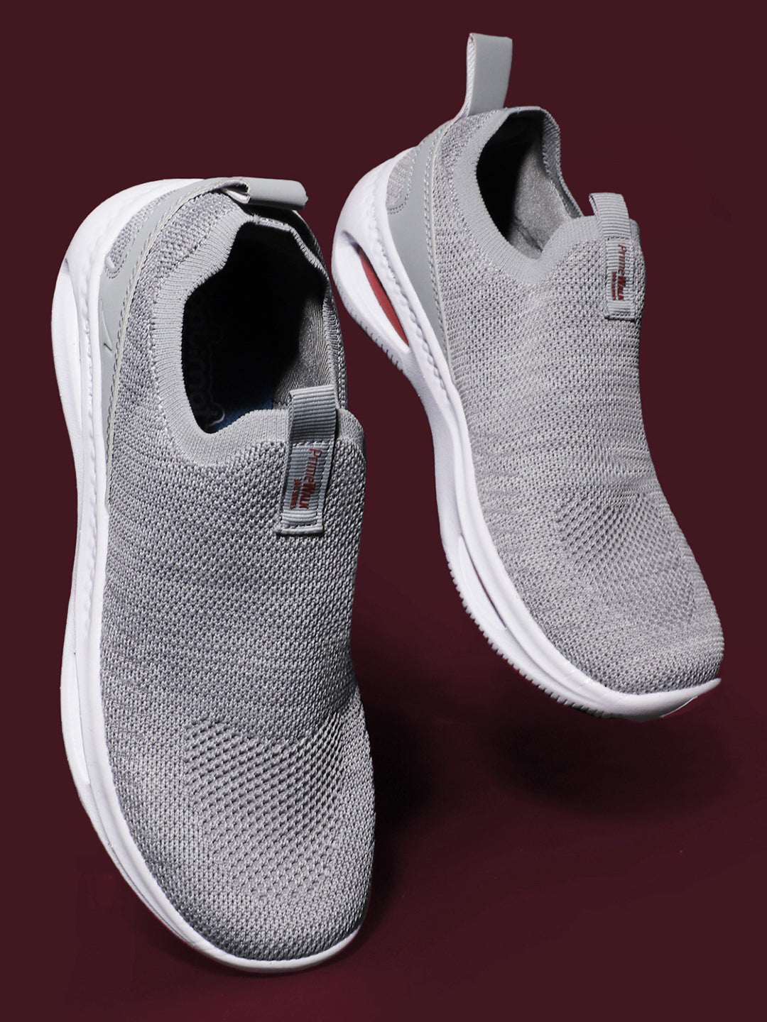 Power Men Grey Lace-up Oxford Sports Shoes - Grey - View 6