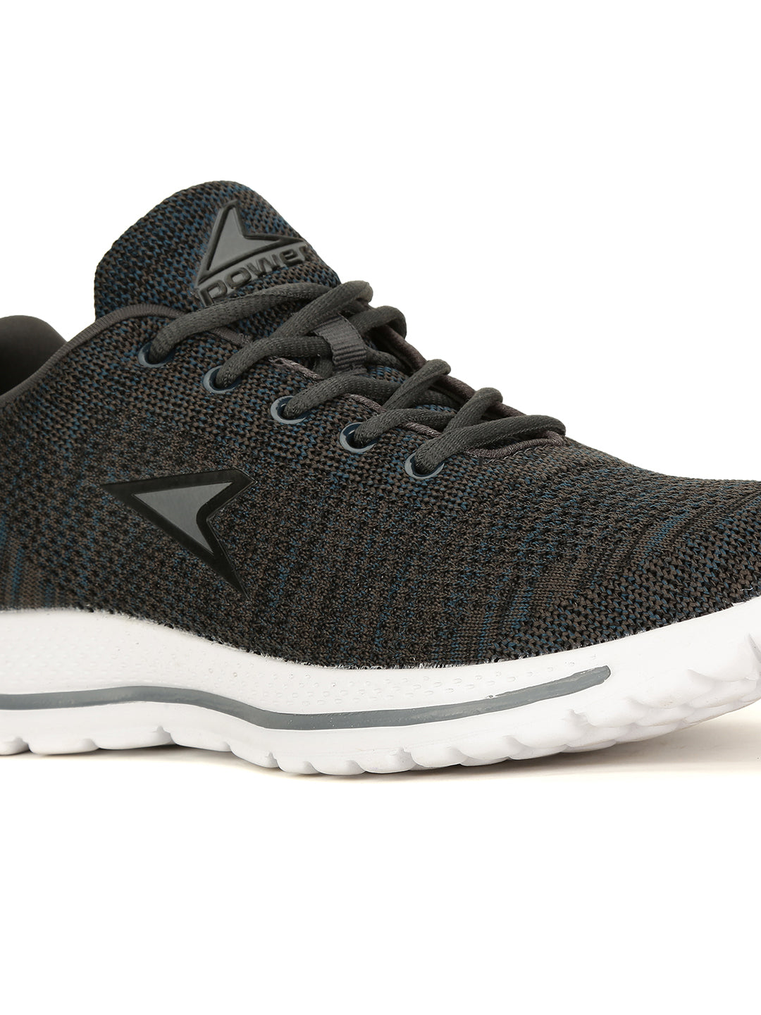 Power Men Grey Lace-up Oxford Sports Shoes - Grey - View 5