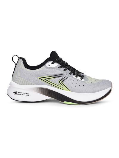 Power Men Grey Lace-up Oxford Sports Shoes - Grey - View 2