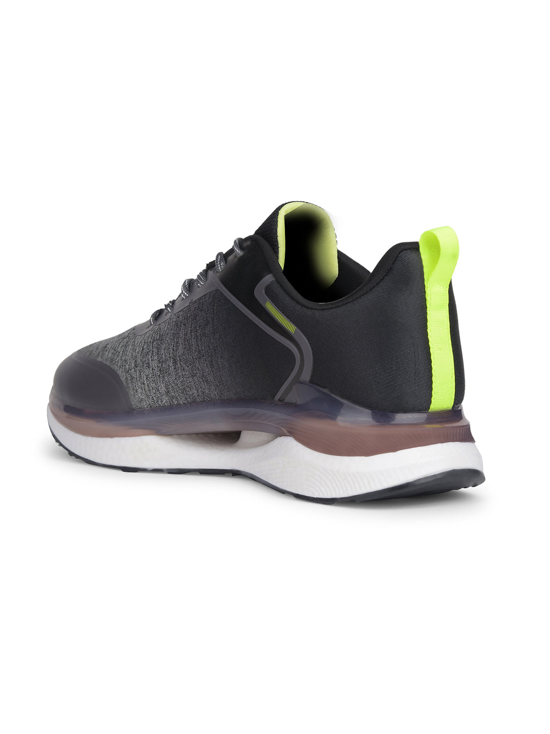 Power Men Black Lace-up Oxford Sports Shoes - Black - View 3