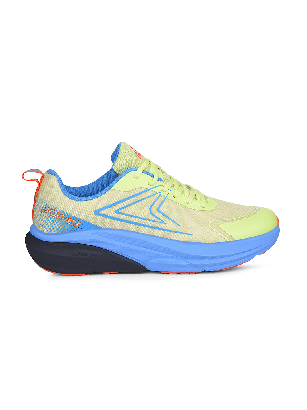 Power Men Green Lace-up Oxford Sports Shoes - Green - View 2