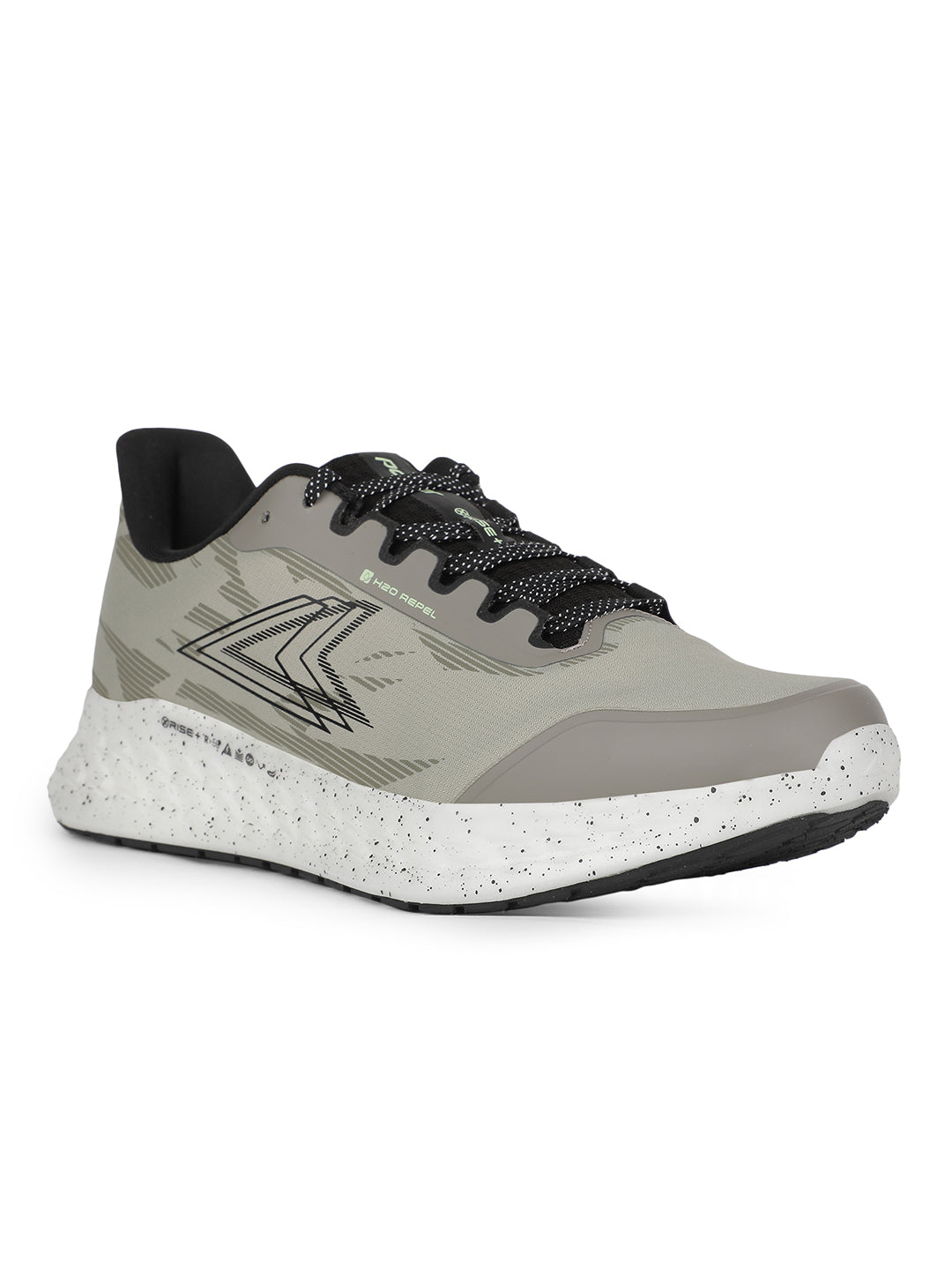 Power Men Beige Lace-up Oxford Sports Shoes - Beige - View 1