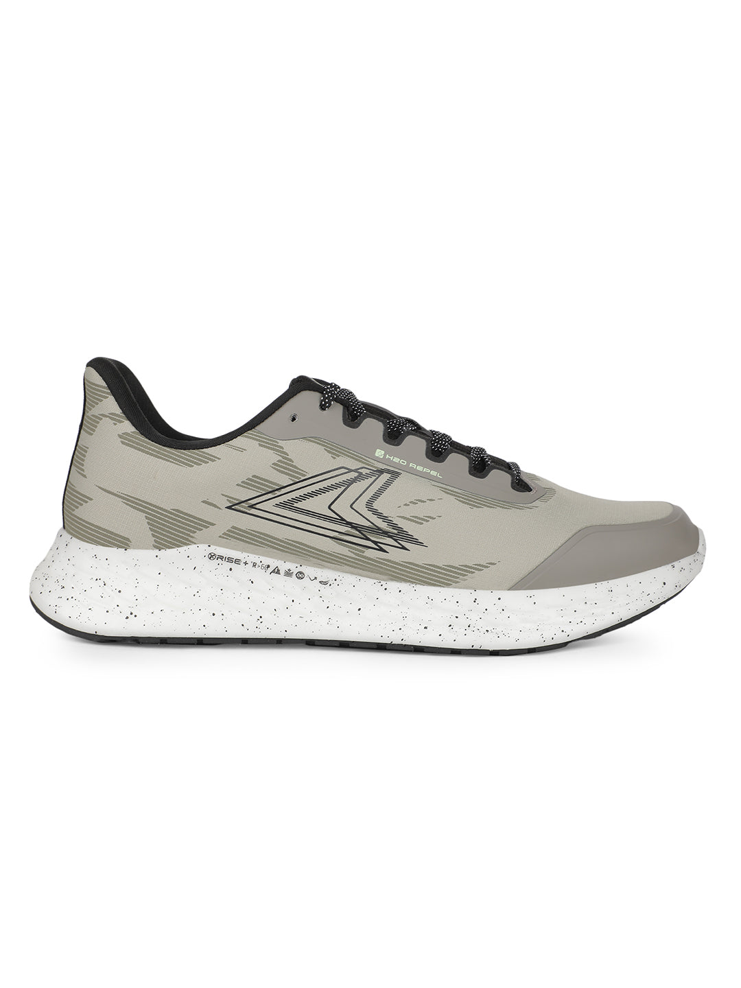 Power Men Beige Lace-up Oxford Sports Shoes - Beige - View 2