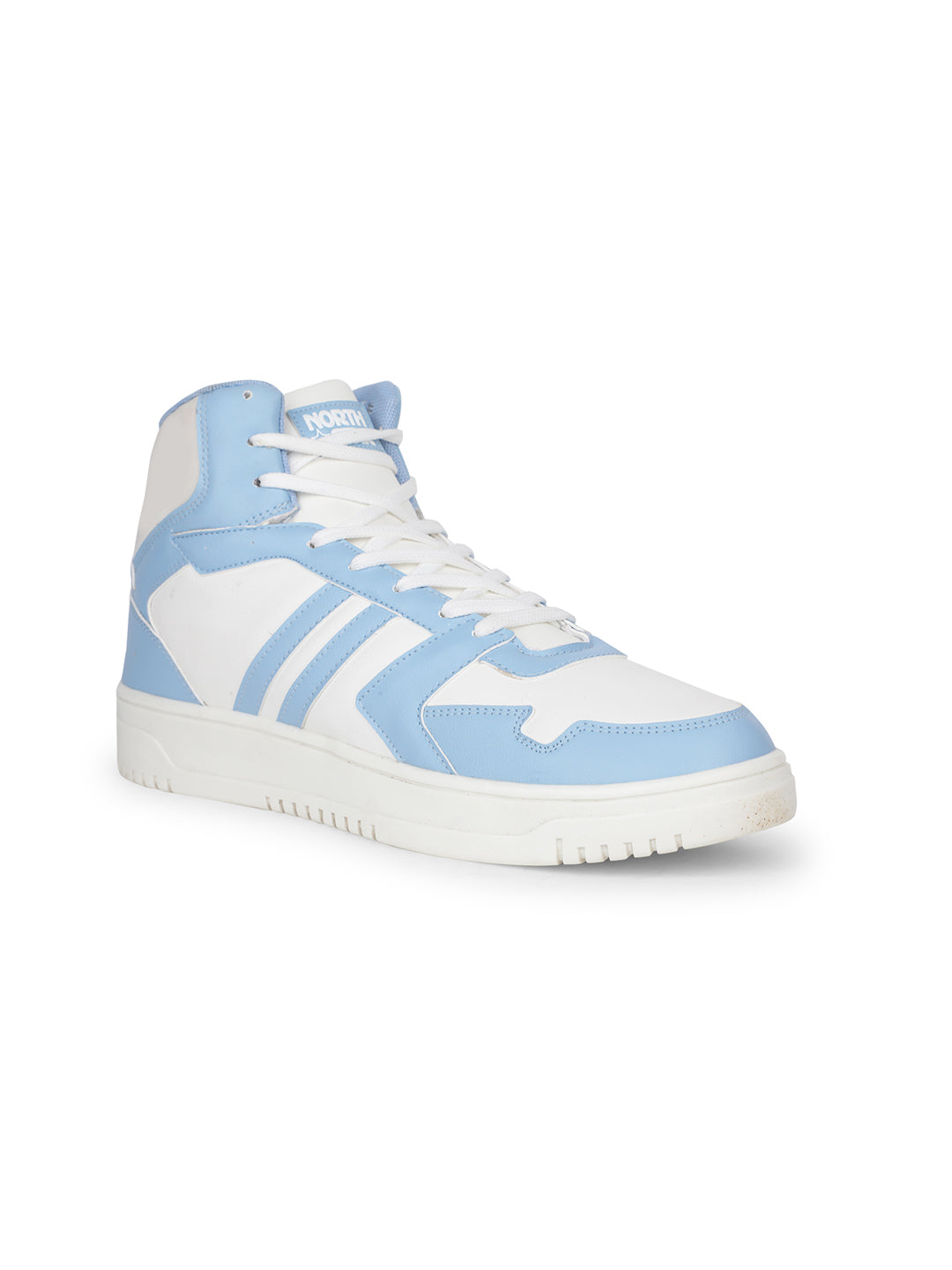 North Star Men White Casual Ankle Length Lace-up Sneakers - White - View 1