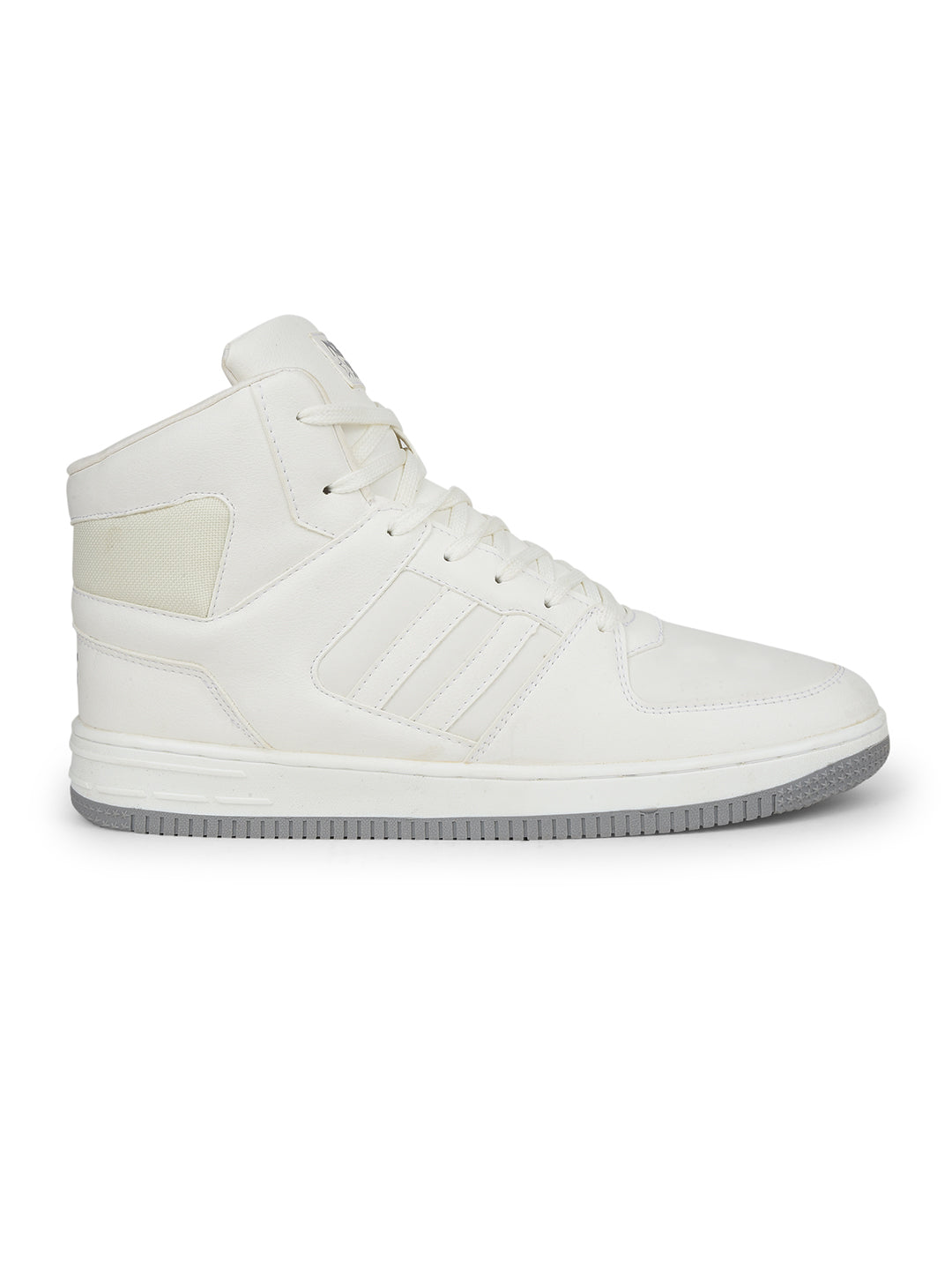 North Star Men White Casual Ankle Length Lace-up Sneakers - White - View 2