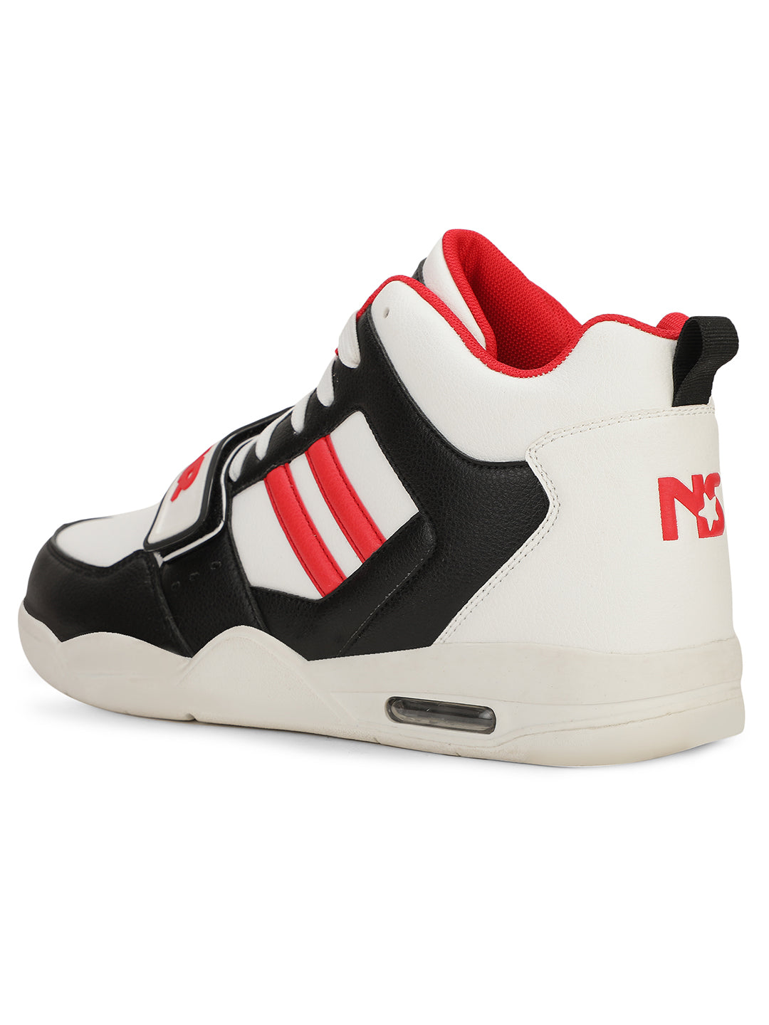 North Star Men White Casual Ankle Length Lace-up Sneakers - White - View 3