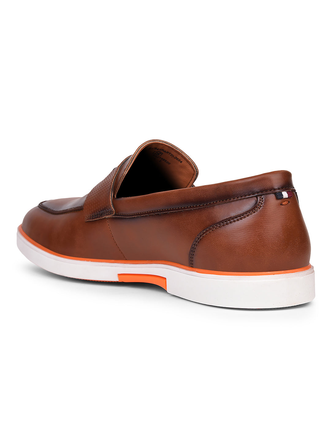 Bata Men Tan Casual Slip-on Loafers - Tan - View 3