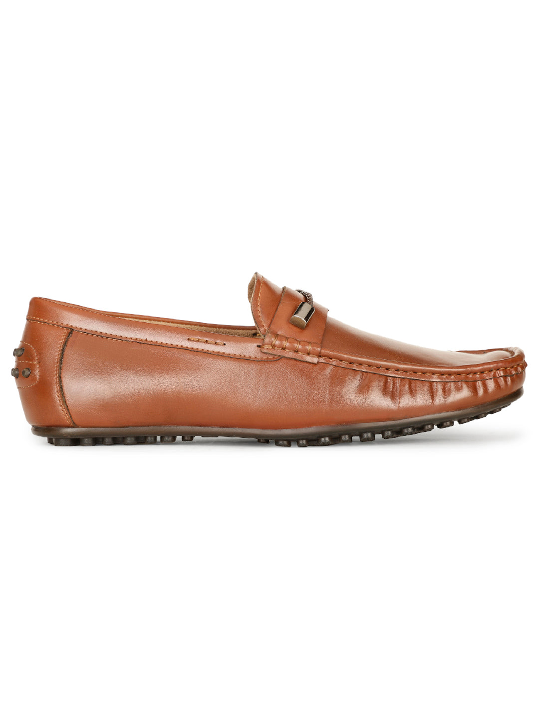 Bata Men Brown Casual Slip-on Loafers - Brown - View 2