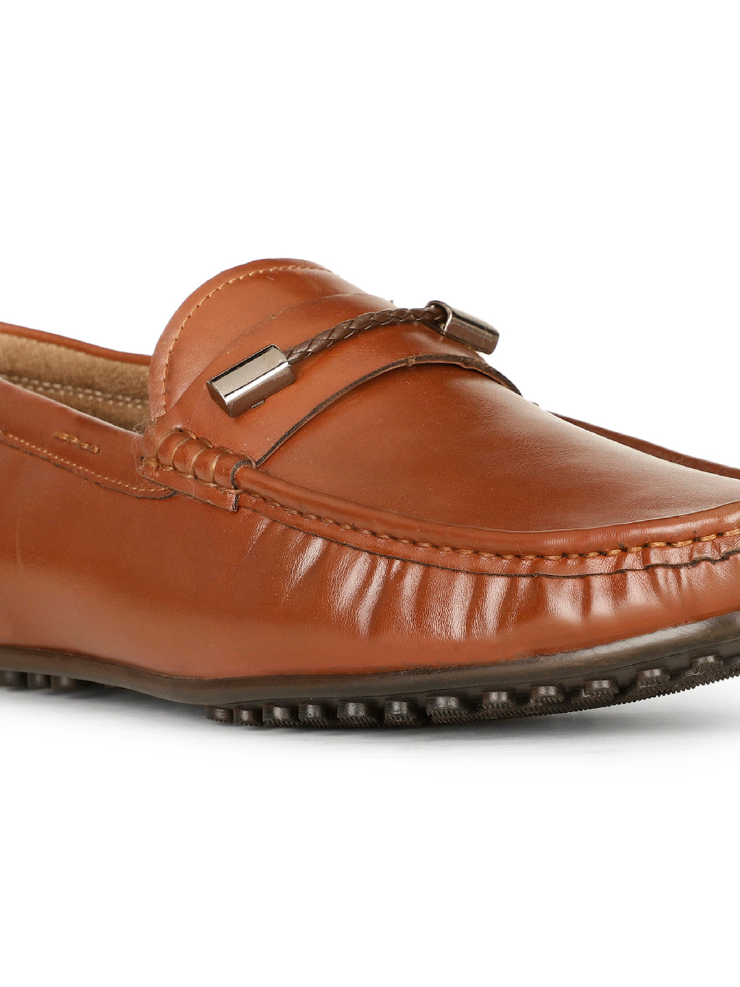 Bata Men Brown Casual Slip-on Loafers - Brown - View 5