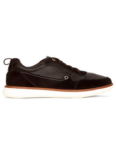 Bata Comfit Men Dark Brown Casual Lace-up Shoes - Dark Brown - View 2