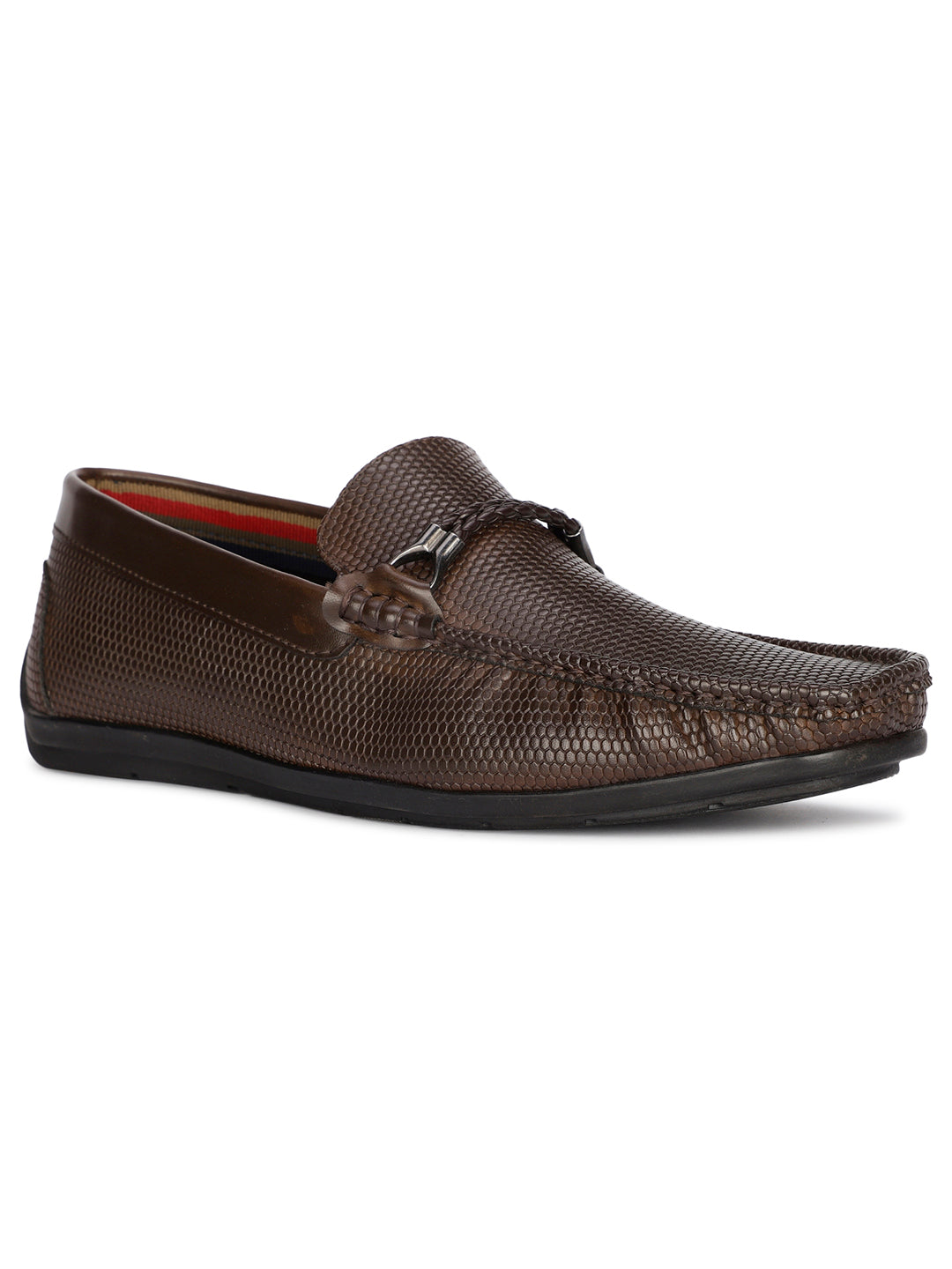 Bata Men Brown Casual Slip-on Loafers - Brown - View 1
