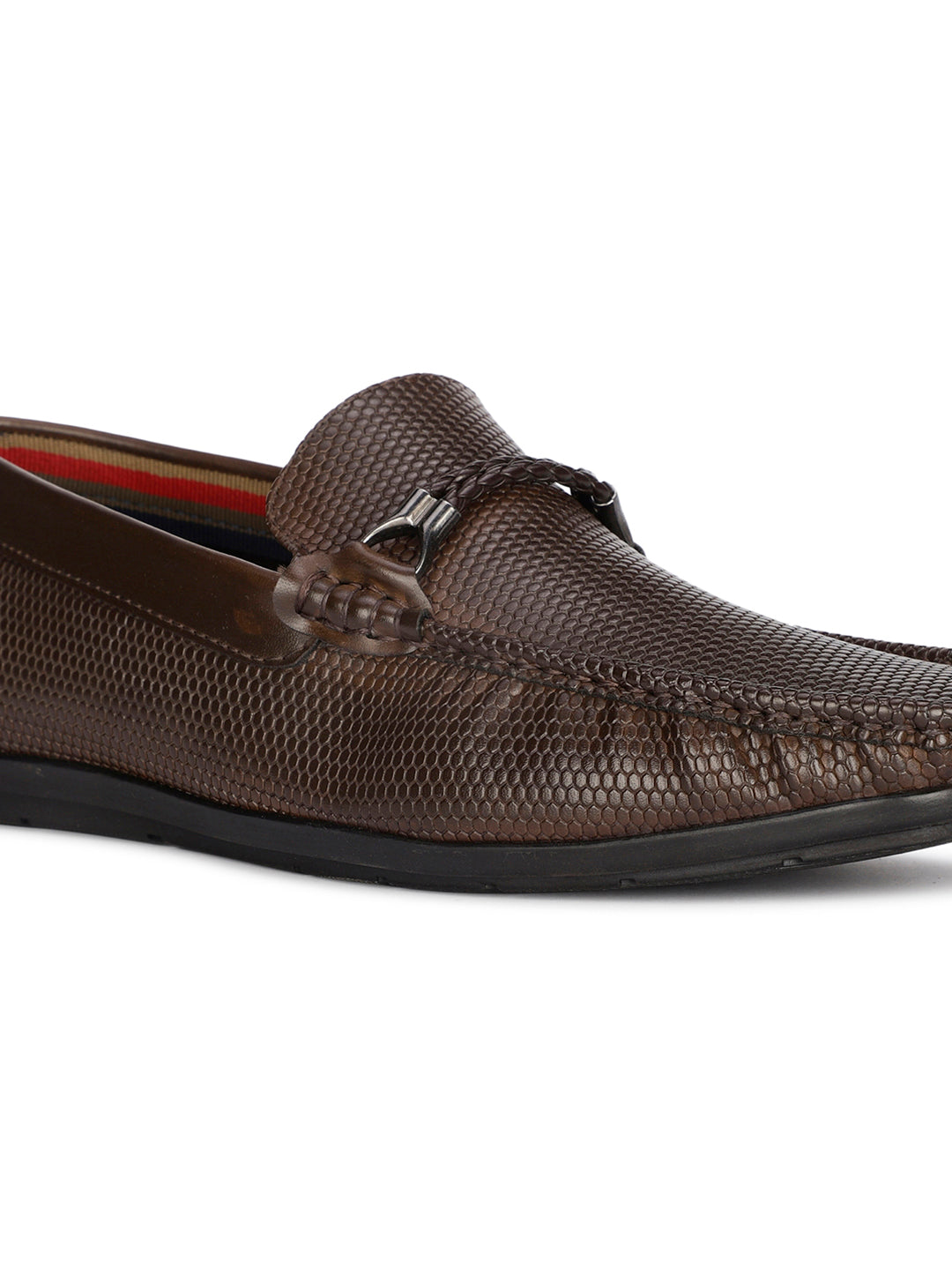 Bata Men Brown Casual Slip-on Loafers - Brown - View 5