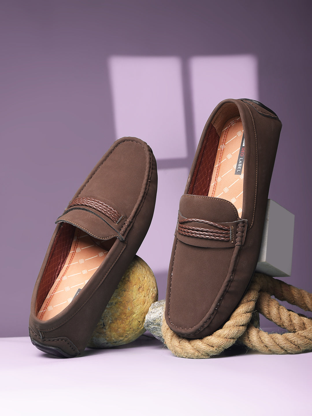 Bata Men Brown Casual Slip-on Loafers - Brown - View 6