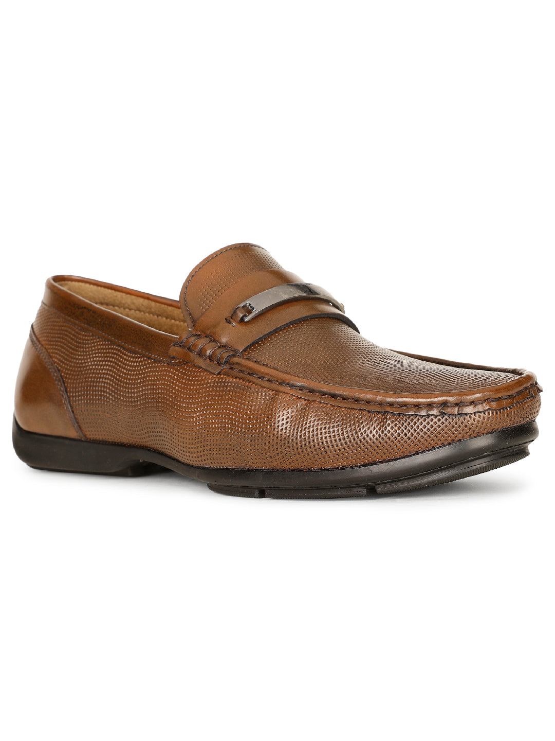 Bata Men Brown Casual Slip-on Loafers - Brown - View 1