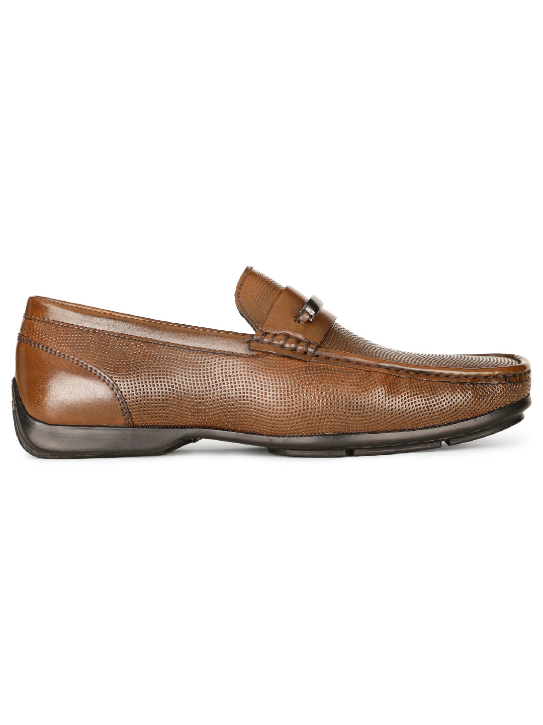 Bata Men Brown Casual Slip-on Loafers - Brown - View 2