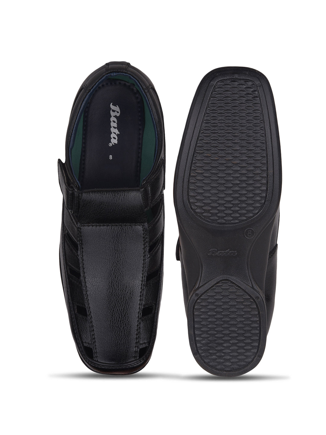 Bata Men Formal Slip-on Shoes - Black - View 4
