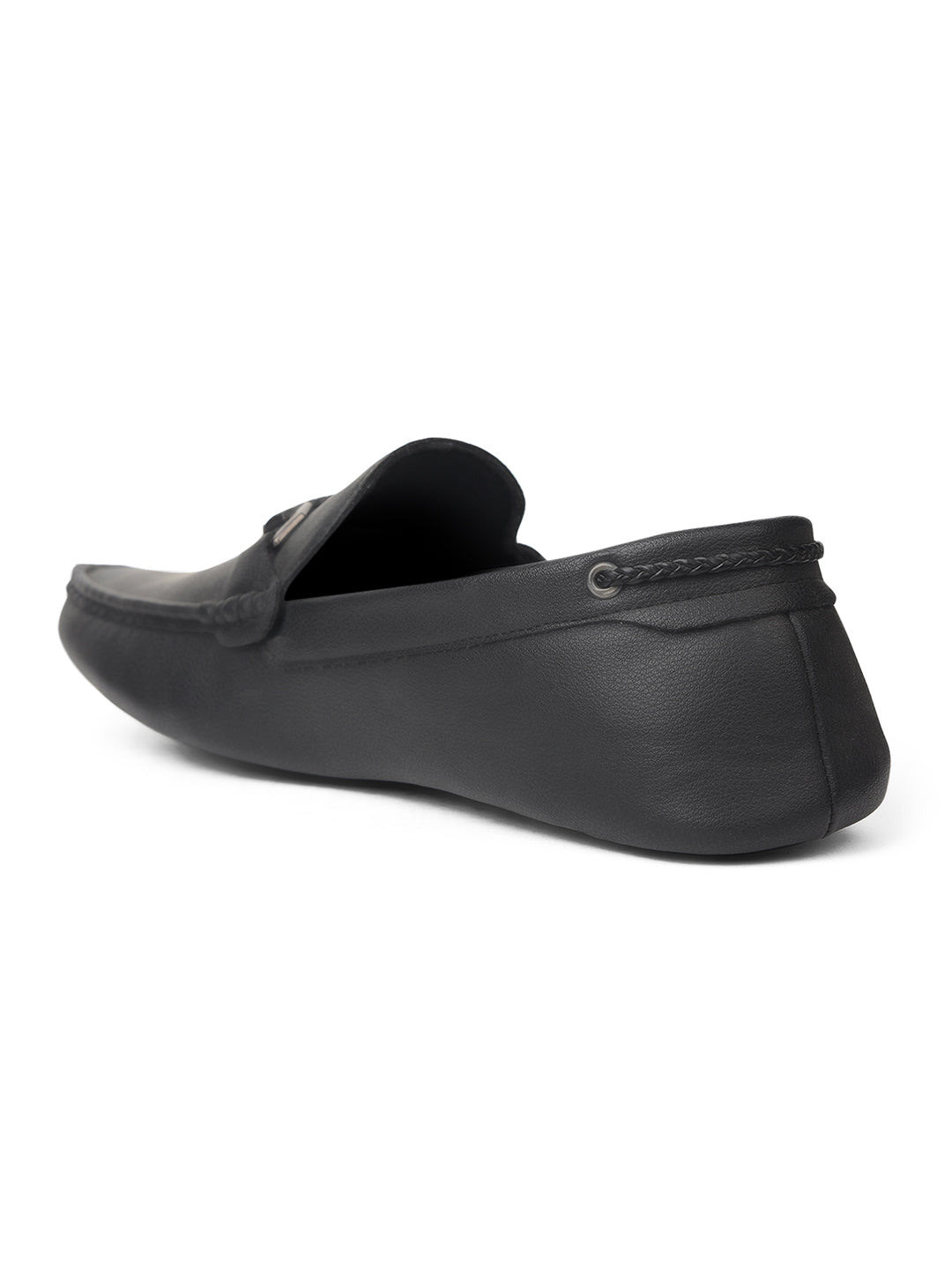 Bata Men Black Casual Slip-on Loafers - Black - View 3