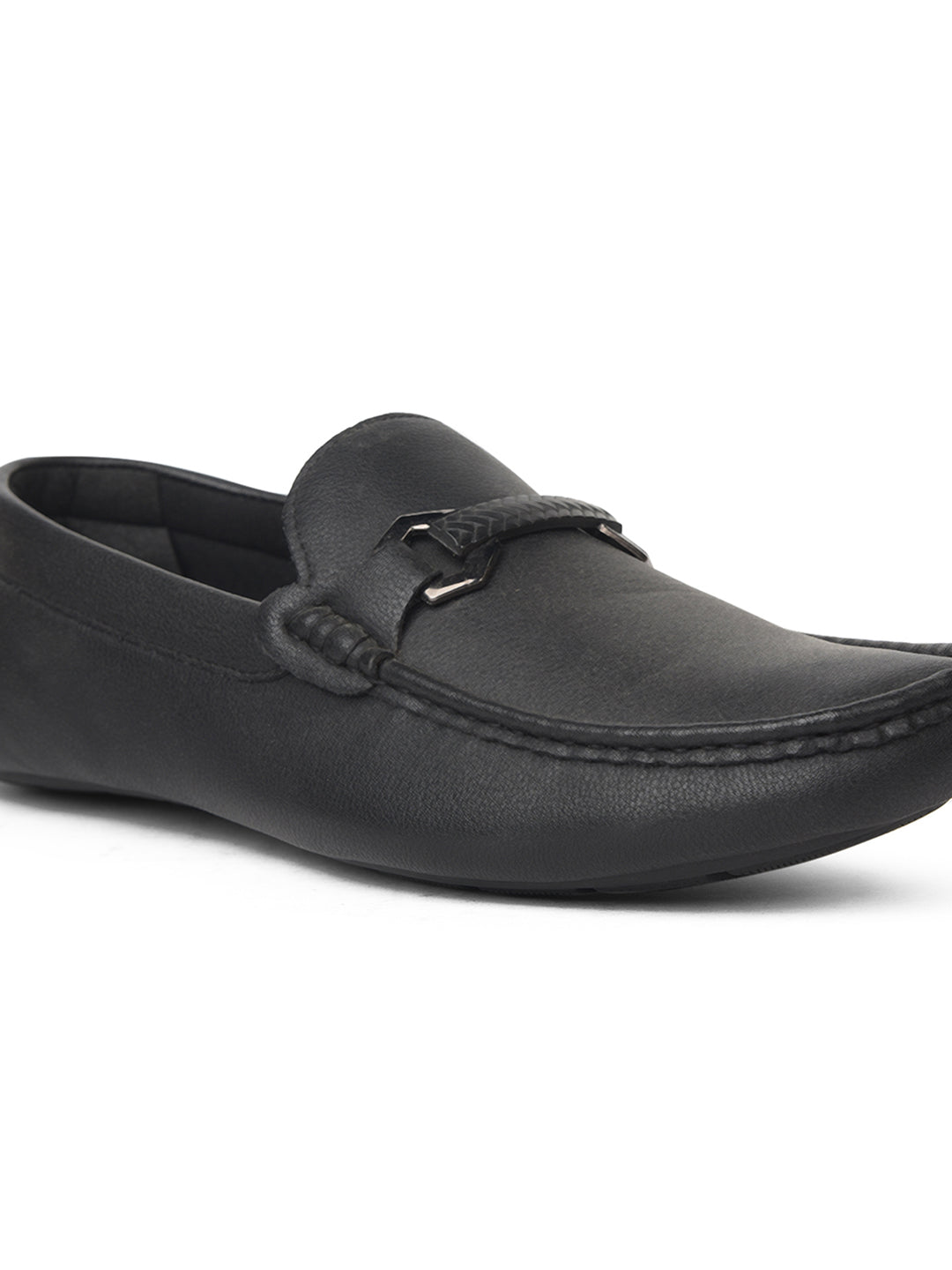 Bata Men Black Casual Slip-on Loafers - Black - View 5