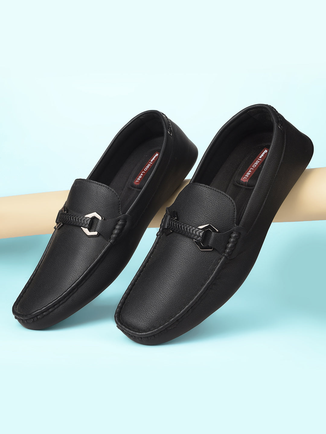 Bata Men Black Casual Slip-on Loafers - Black - View 6