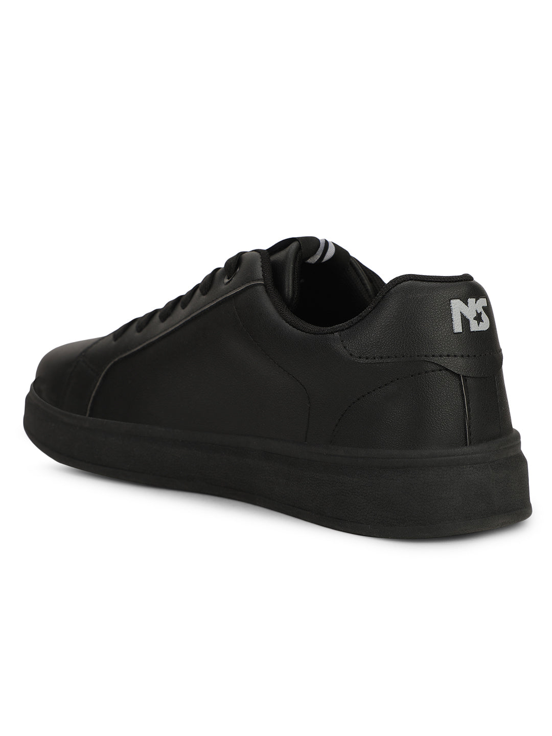 North Star Men Black Casual Lace-up Sneakers - Black - View 3