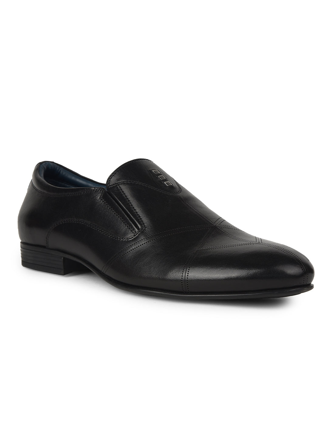 Bata Men Black Formal Slip-on Shoes - Black - View 1