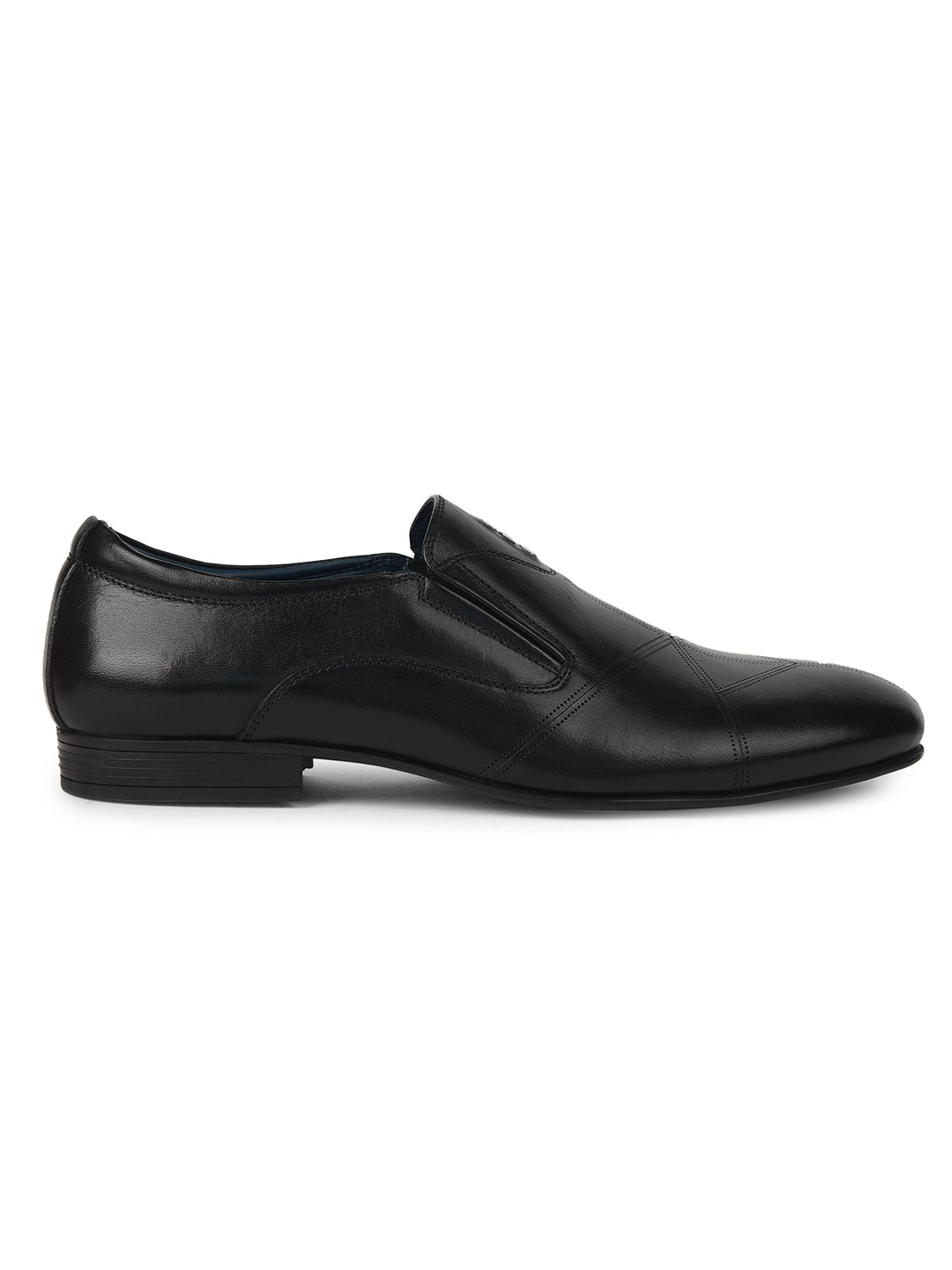 Bata Men Black Formal Slip-on Shoes - Black - View 2