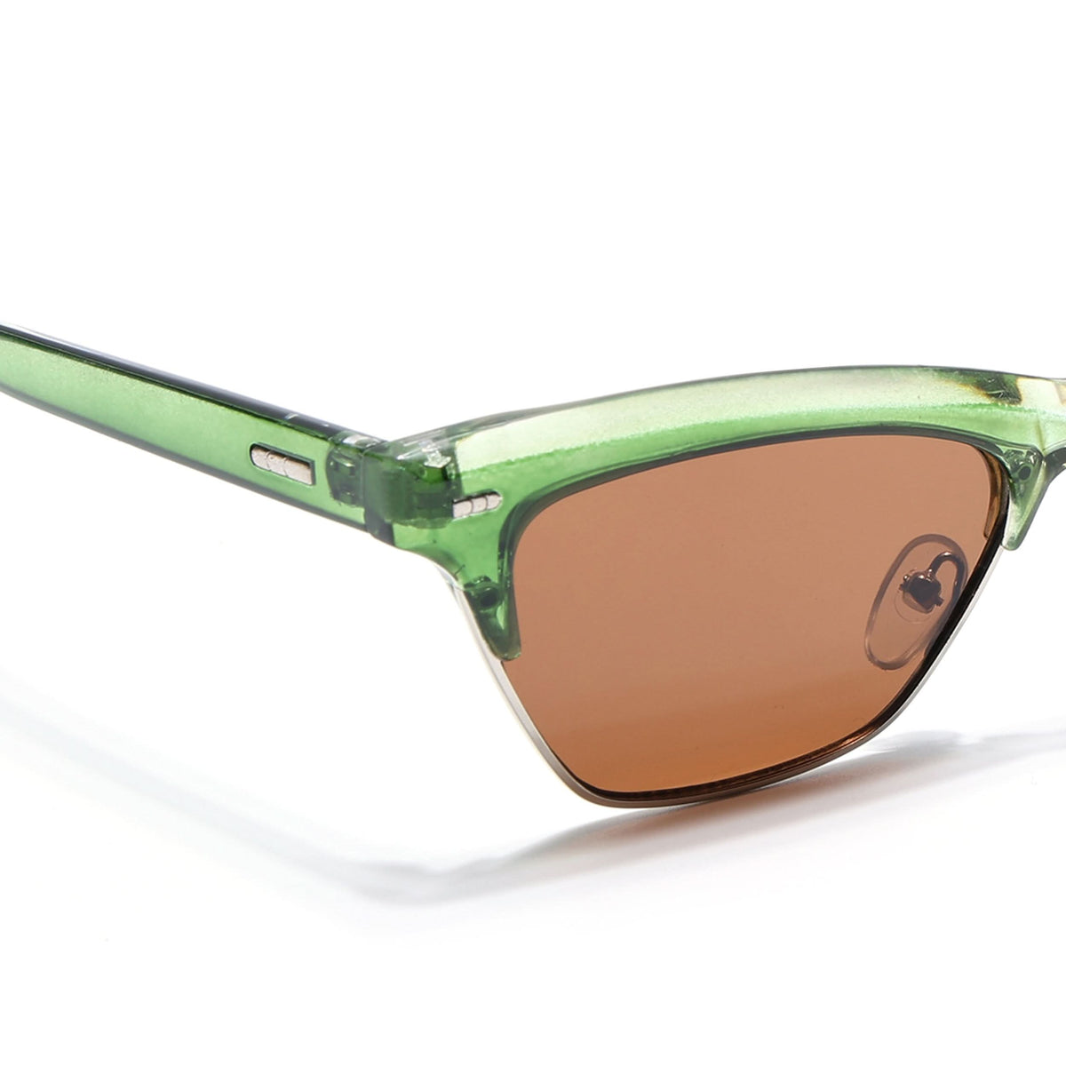 Eyejack Green & Purple Cateye Sunglasses for Men and Women - view 3