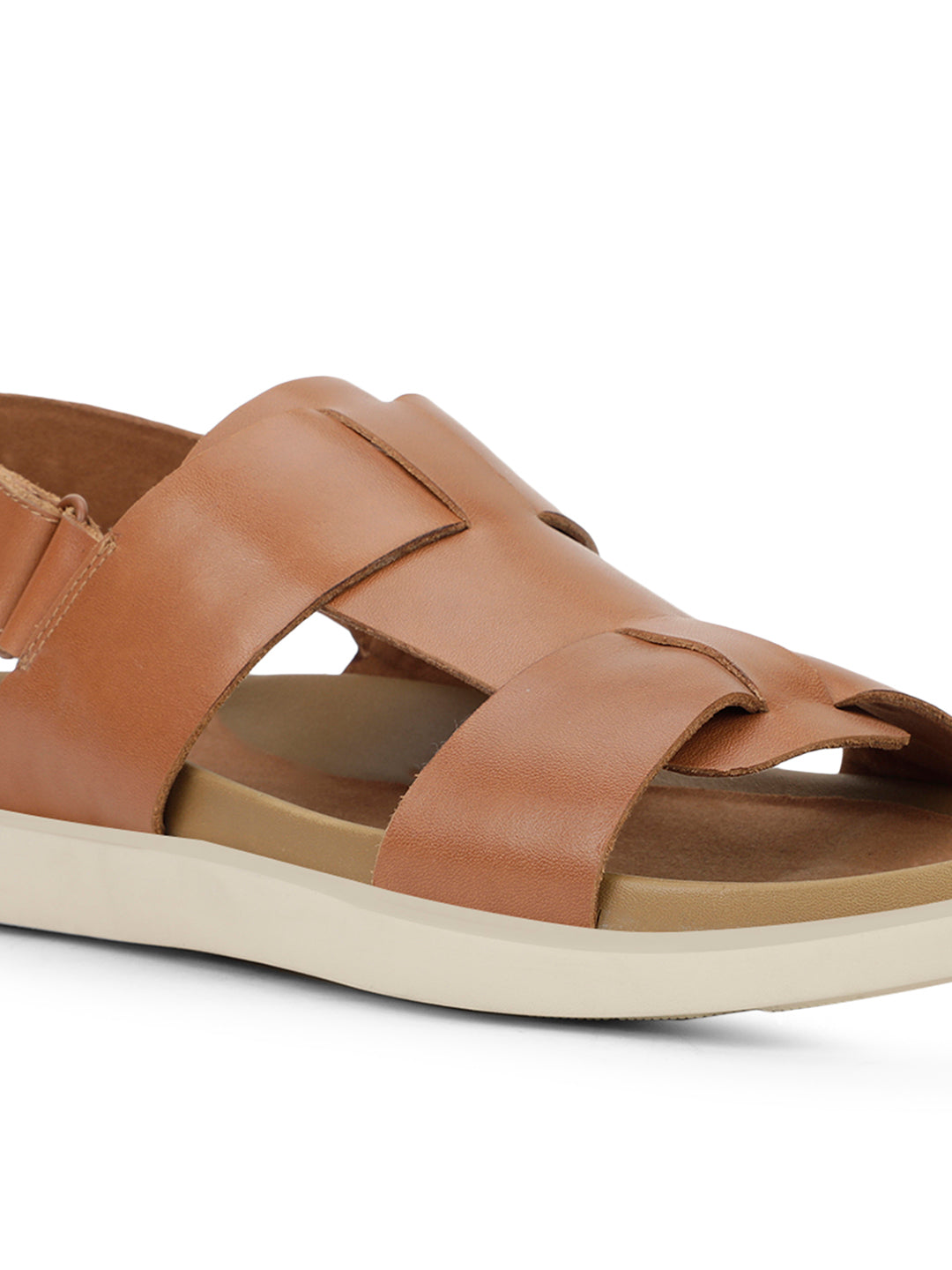 Bata Men Tan Casual Backstrap Sandal - Tan - View 5