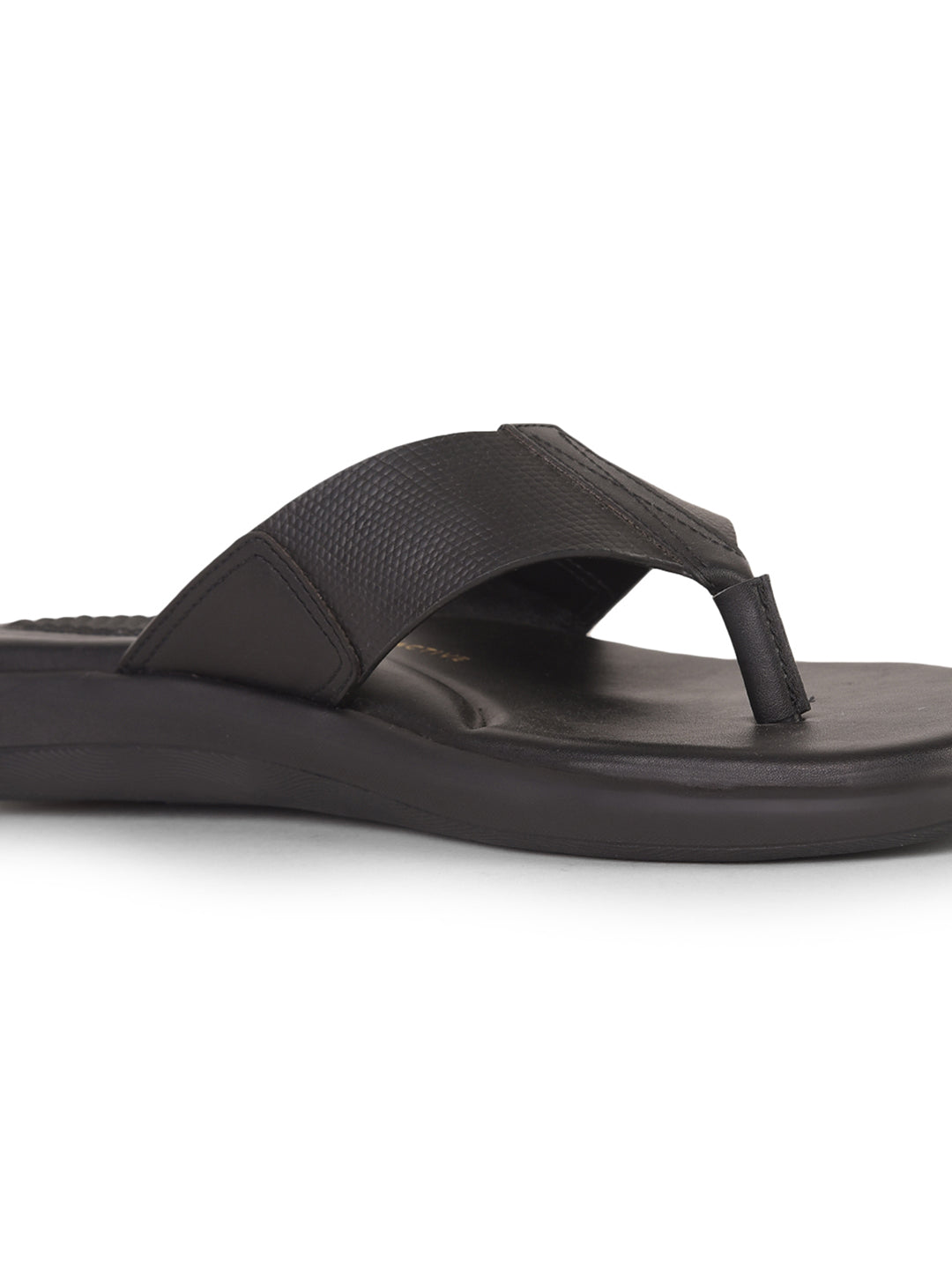Bata Comfit Men Black Casual Thong Sandal - Black - View 5