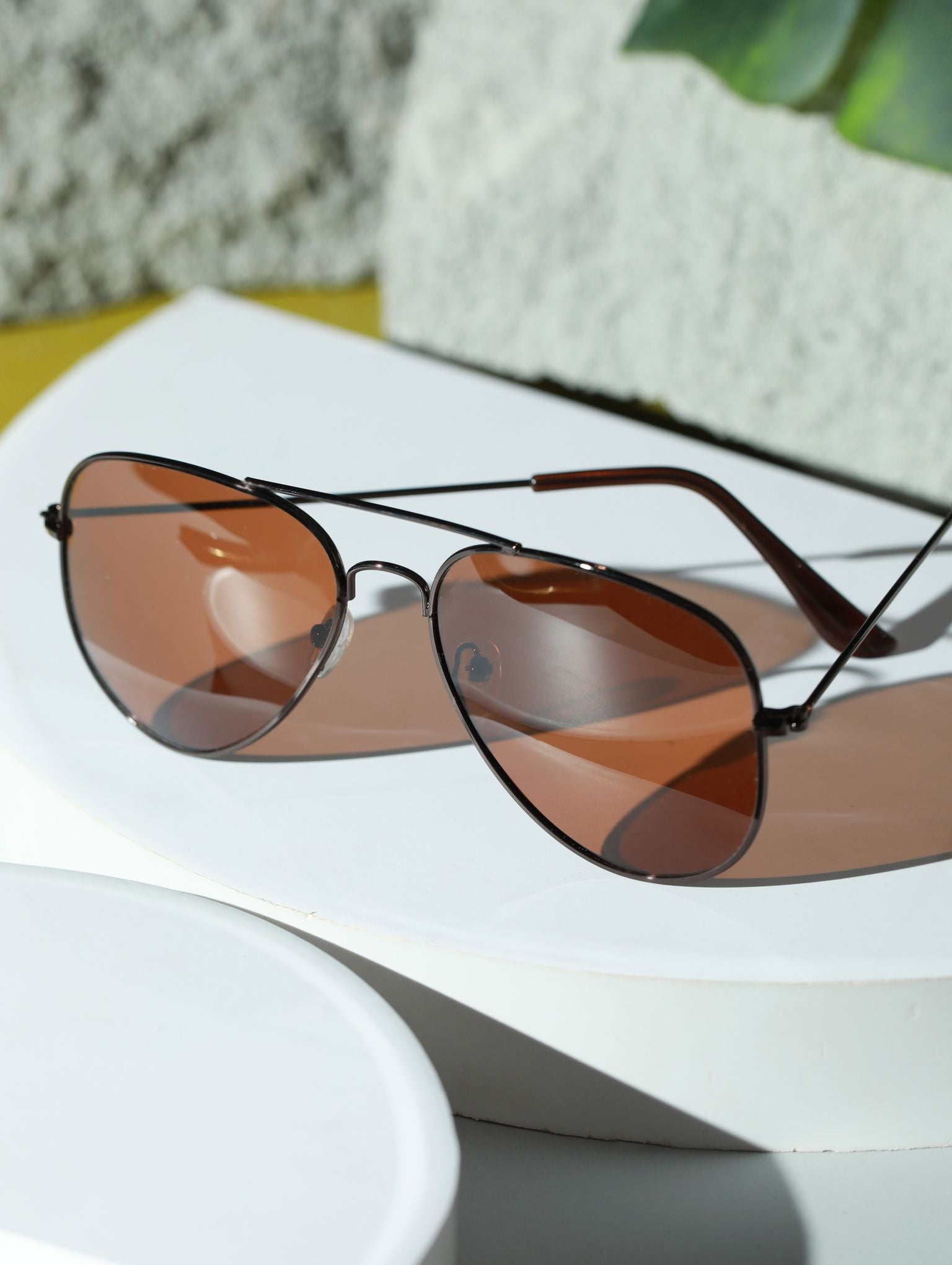 Polarized Classic Brown Aviator Men’s Sunglasses