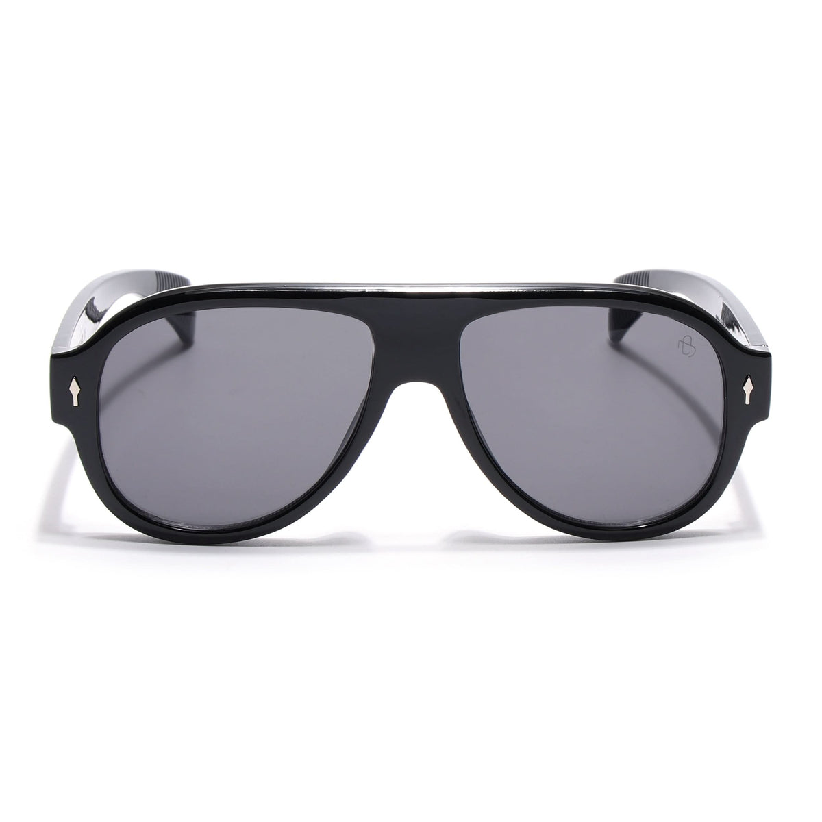 Eyejack Black Oversize Sunglasses for Men and Women - Style 1094 - view 4