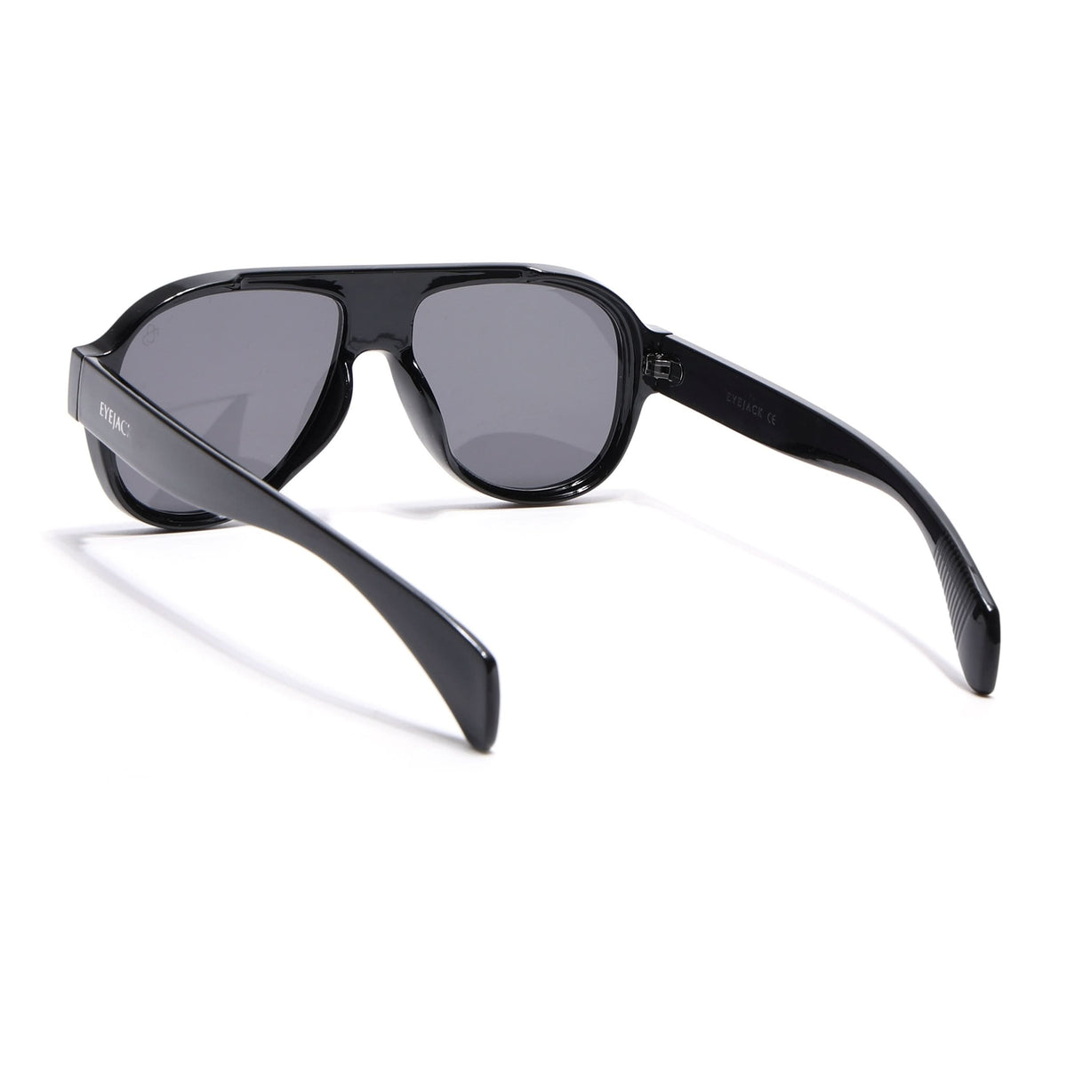 Eyejack Black Oversize Sunglasses for Men and Women - Style 1094 - view 6