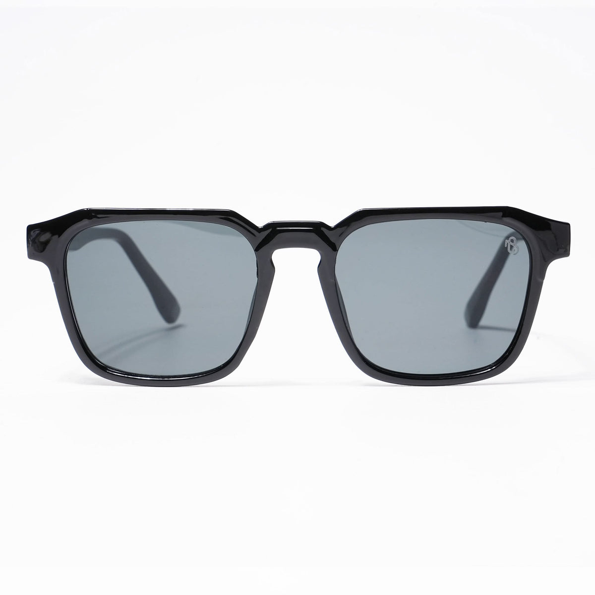 Eyejack Shine Black Square Sunglasses for Men and Women - Style L547 - view 4