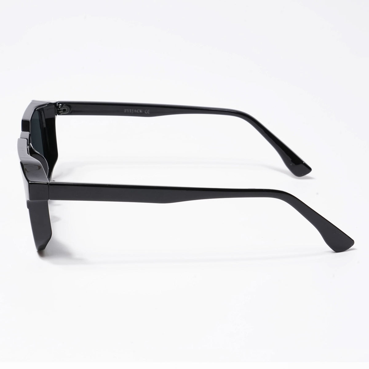 Eyejack Shine Black Square Sunglasses for Men and Women - Style L547 - view 6