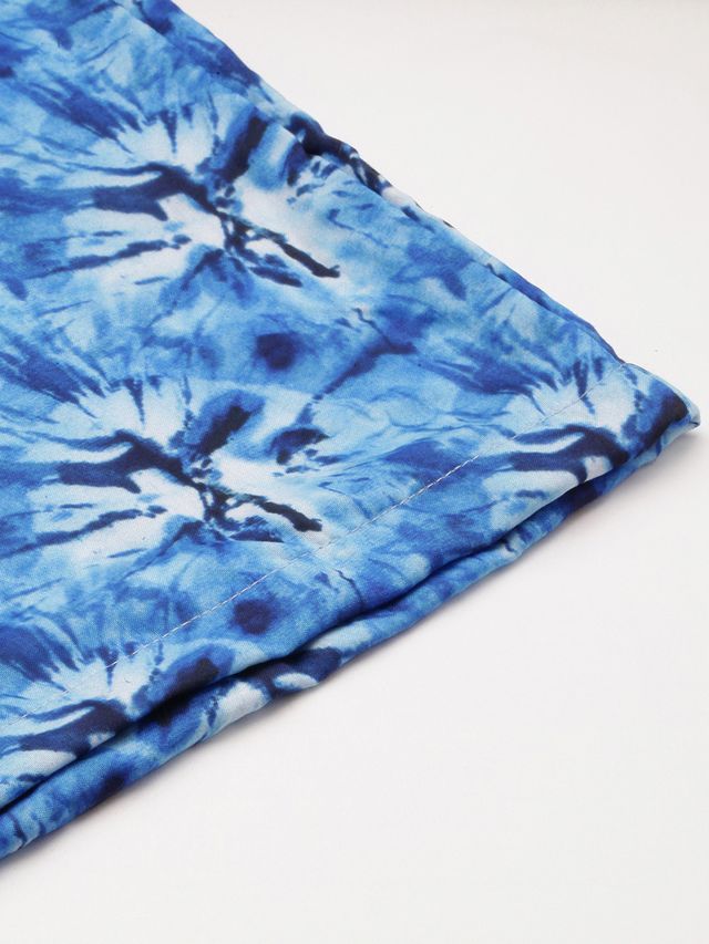 Bollywood Vogue Ready To Wear Blue Muslin Co ords Set