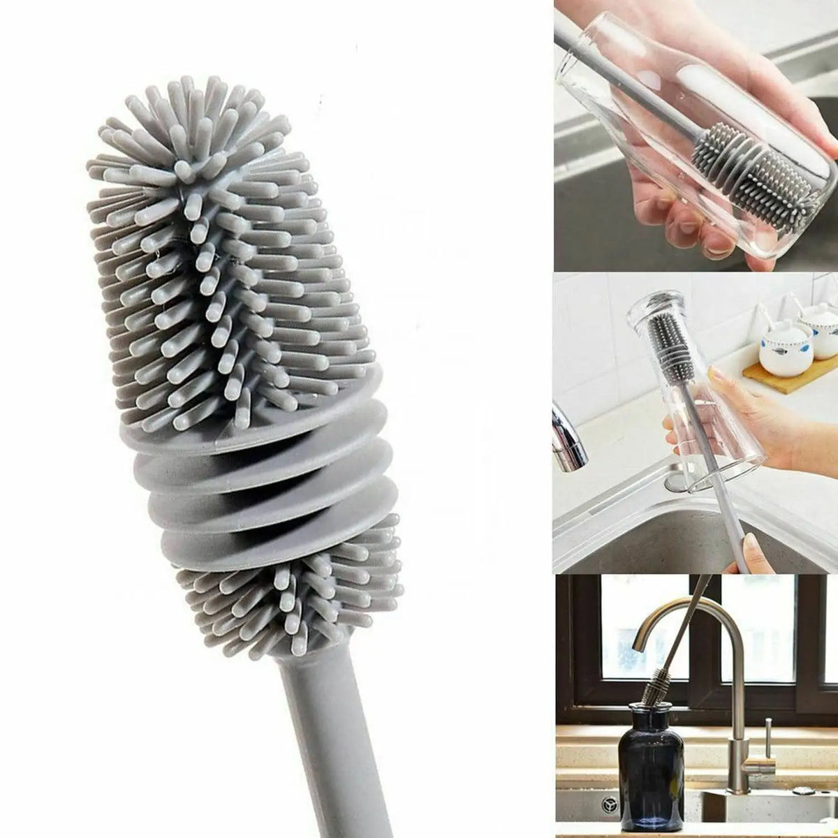 Bottle Cleaning Brush – Versatile Household Brush for Cleaning Bottles, Cooking Utensils & More HP DD