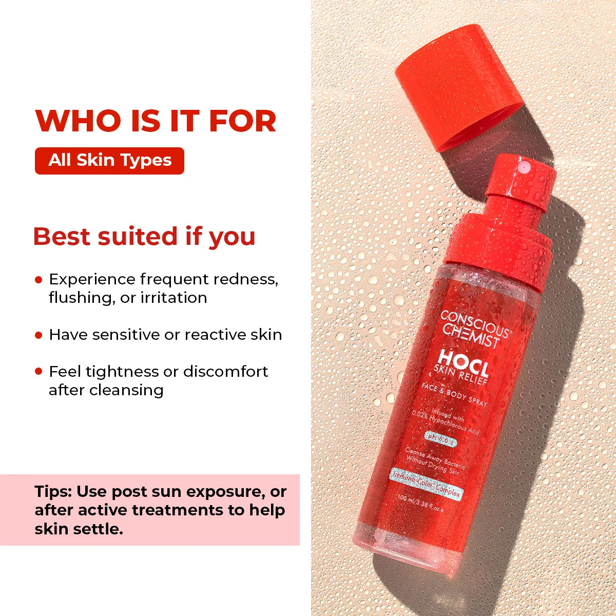 HOCL Daily Spray | Fights Body Odour, Acne & Irritation