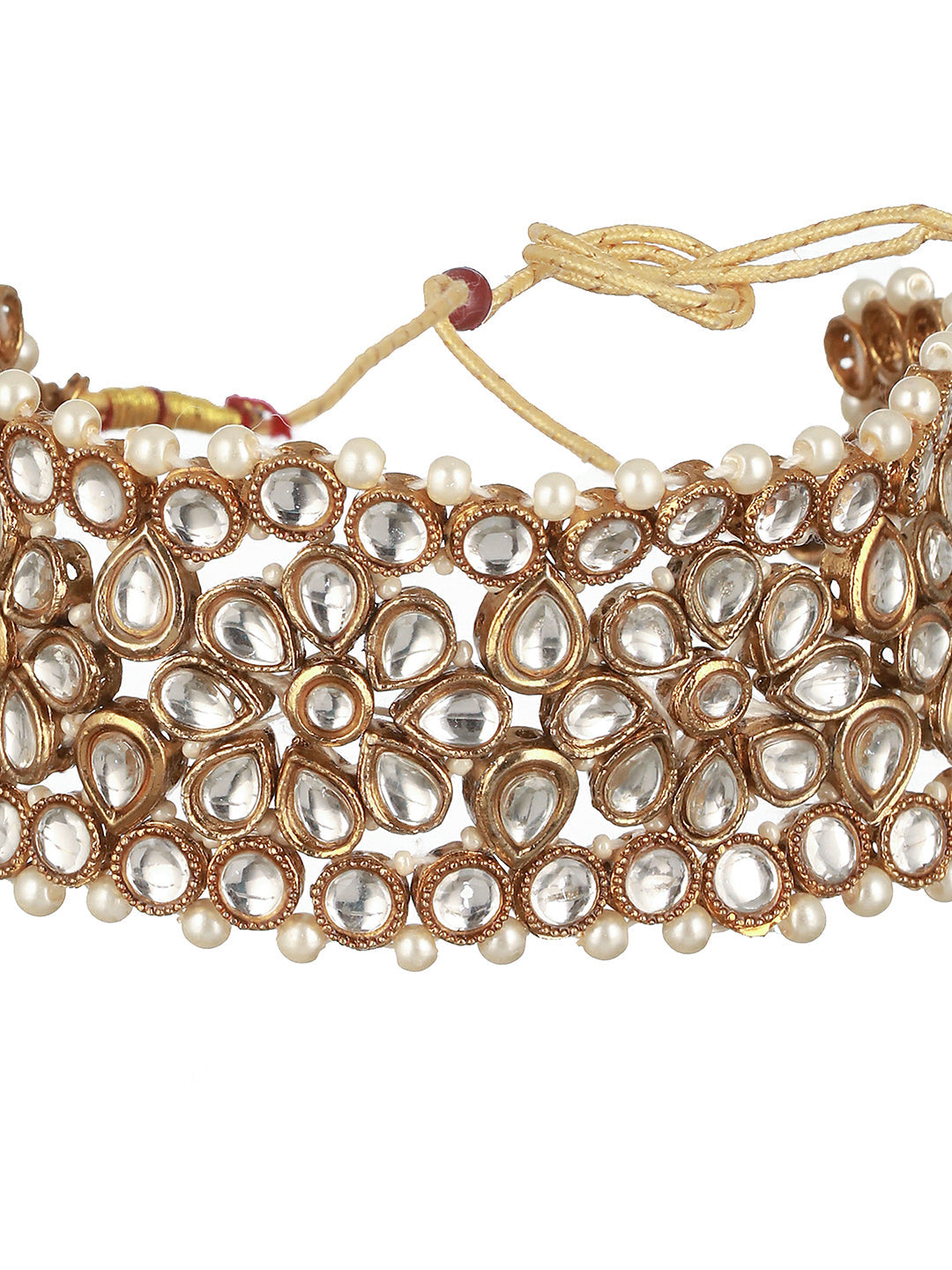 Gold-Plated Kundan-Studded Jewellery Set