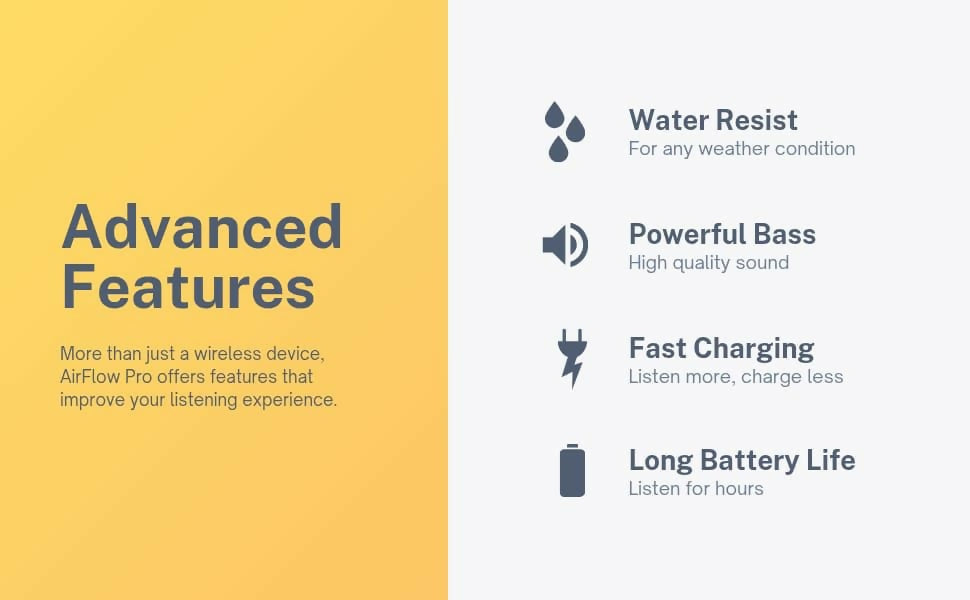 Candy Tech Airflow Pro Wireless Earbuds (Bass Boosted) with Touch Controls, 20H Playtime, 200H Standby, Fast USB Type-C Charging, In-Built Mic & IPX5 Water Resistance – Multicolour Dreams Gadgets