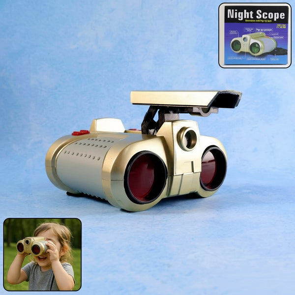 Kids Night Scope Toy Binoculars With Pop-up Spotlight (1 Pc)