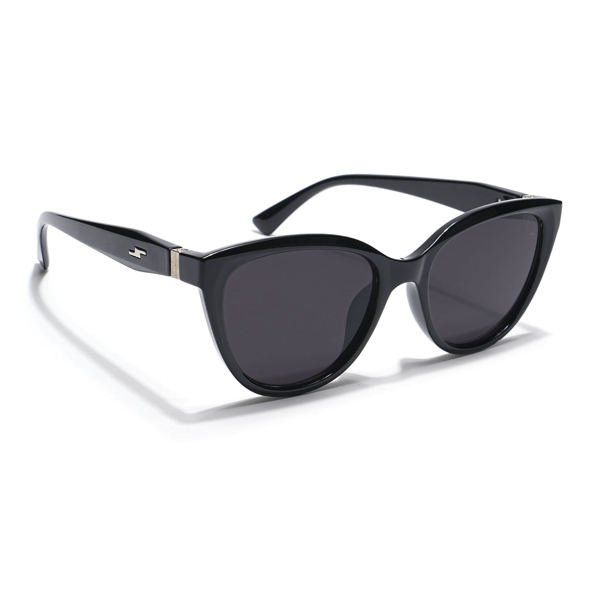 Eyejack Black Cateye Sunglasses for Men and Women - Style L759 - view 3