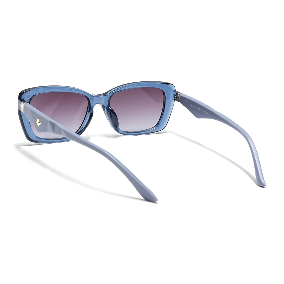 Eyejack Blue Rectangle Sunglasses for Men and Women - view 6
