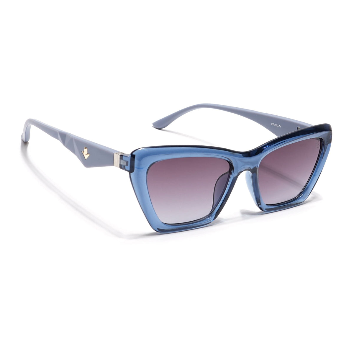 Eyejack Blue Cateye Sunglasses for Men and Women - Style L850 - view 2